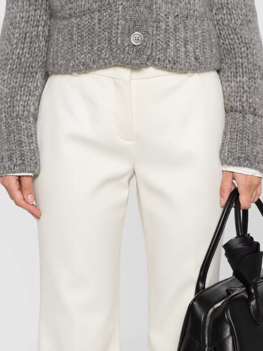 Ermanno Scervino Virgin Wool Flared Trousers