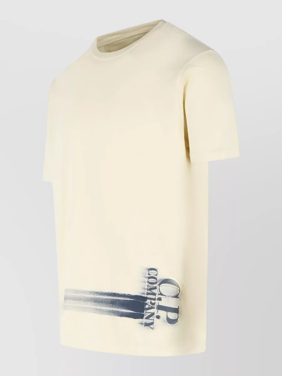 C.p. Company Cotton Crew Neck Graphic Print T Shirt