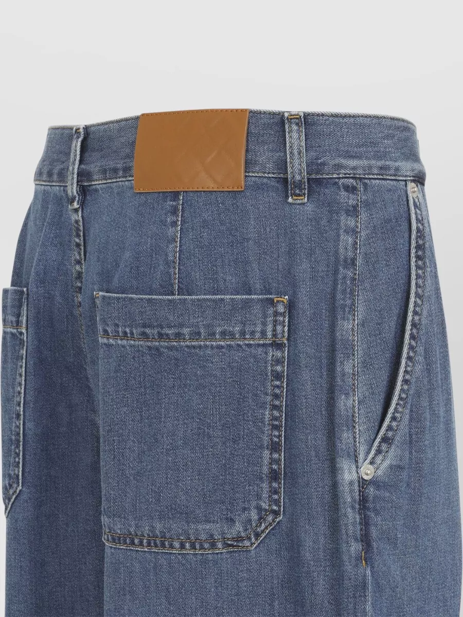 Bottega Veneta Denim High-Rise Straight-Leg Jeans