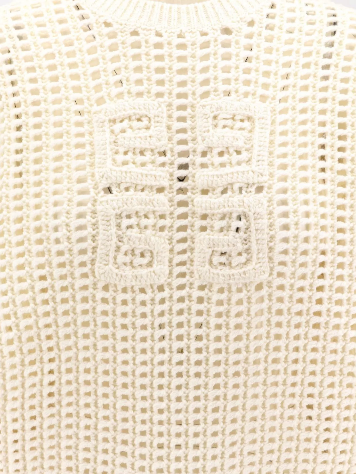 Givenchy Perforated Wool And Cashmere Knit Sweater