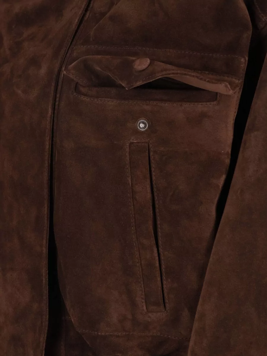 Saint Laurent Leather Cropped Jacket