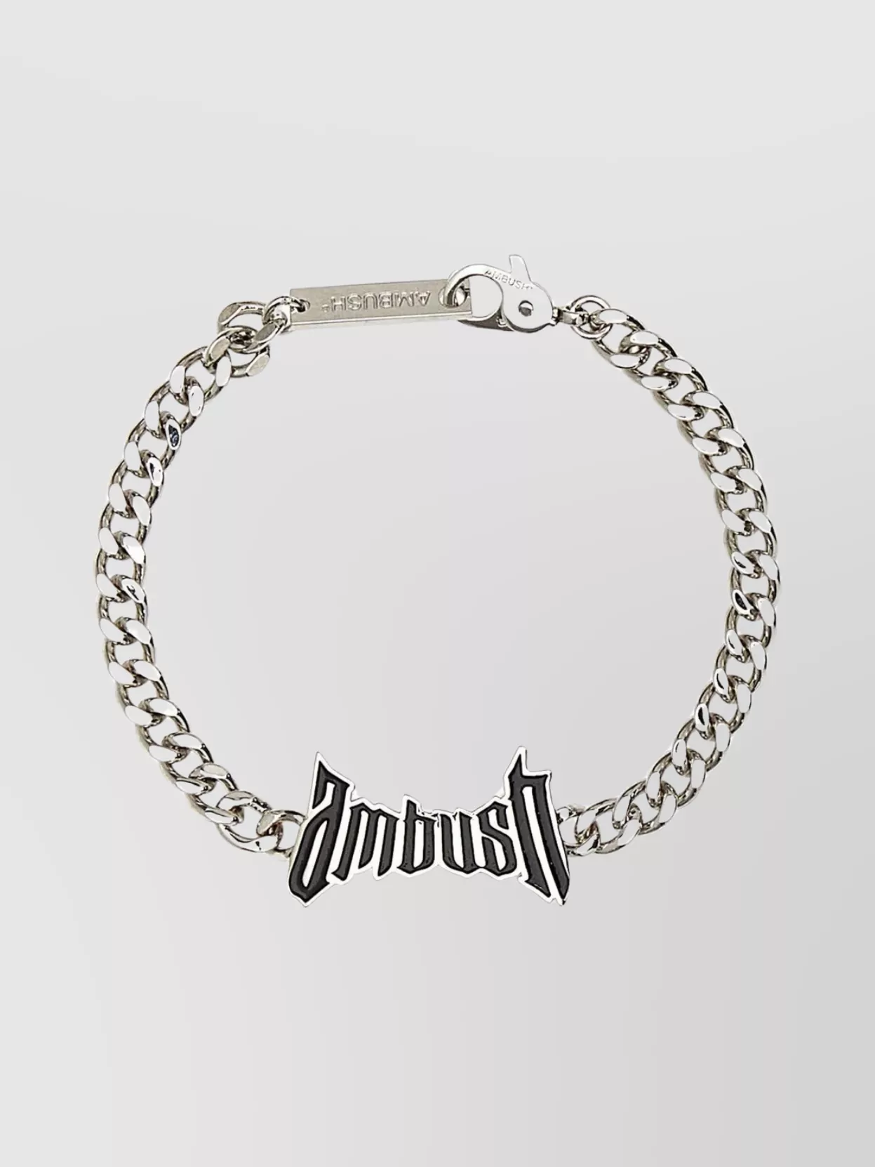 Shop Ambush Metallic Chain Link Bracelet In White