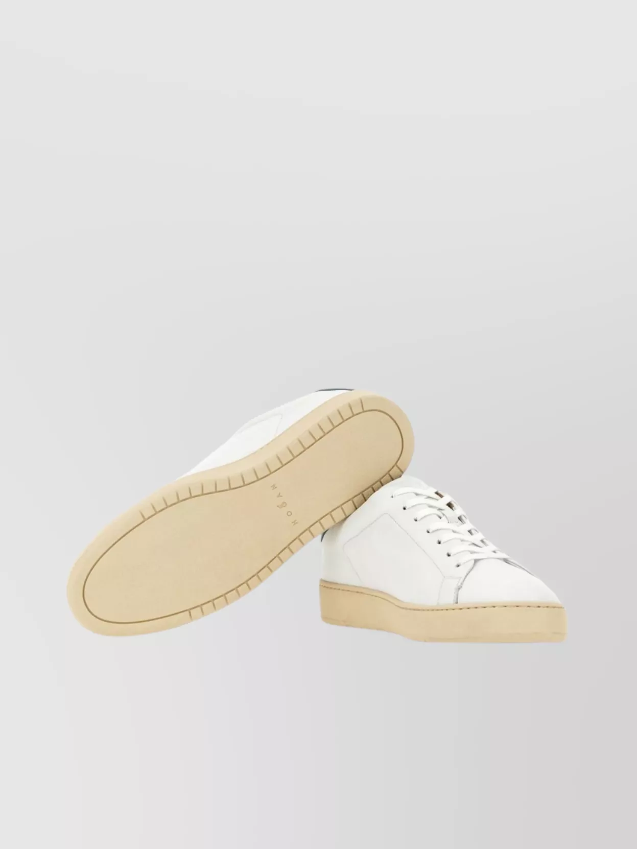 Hogan Leather Sneakers With Contrast Heel Tab