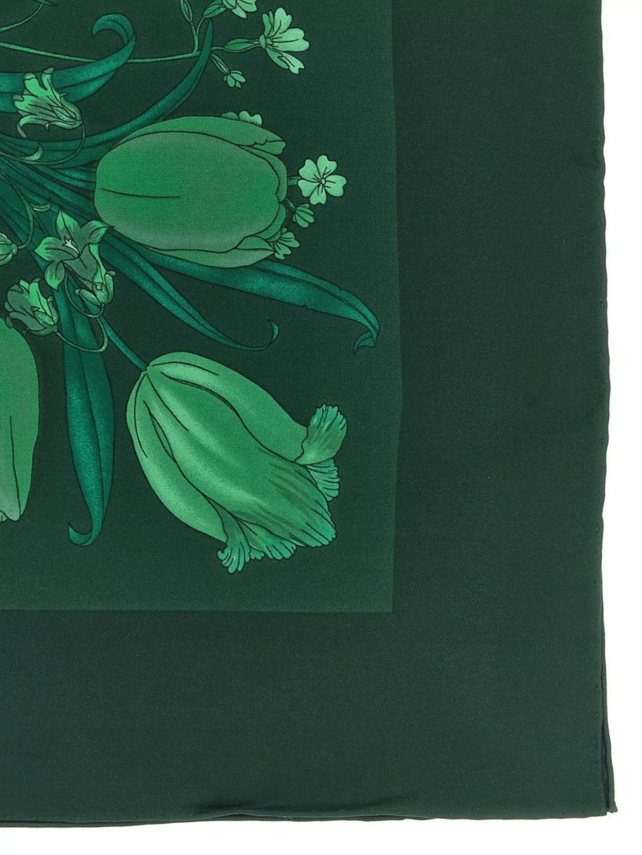 Gucci Floral Silk Square Scarf