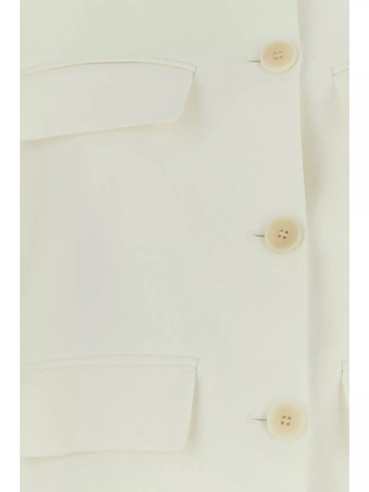 Ermanno Scervino Crepe Blazer With Long Sleeves And Collar