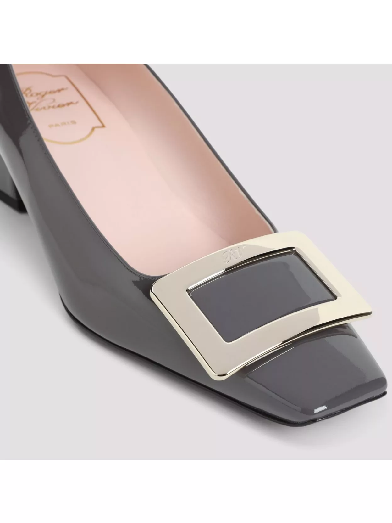 Roger Vivier Belle Calf Leather Pumps