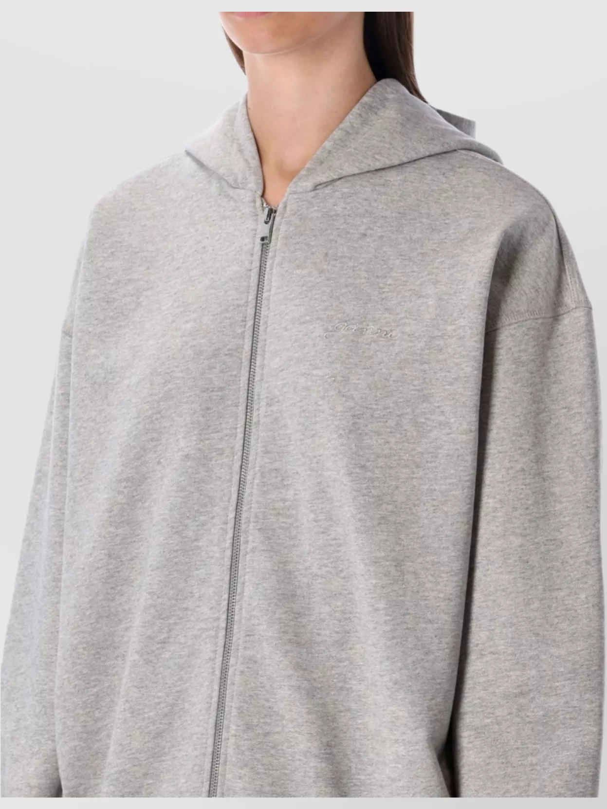 Ganni Teddy Back Hooded Sweatshirt