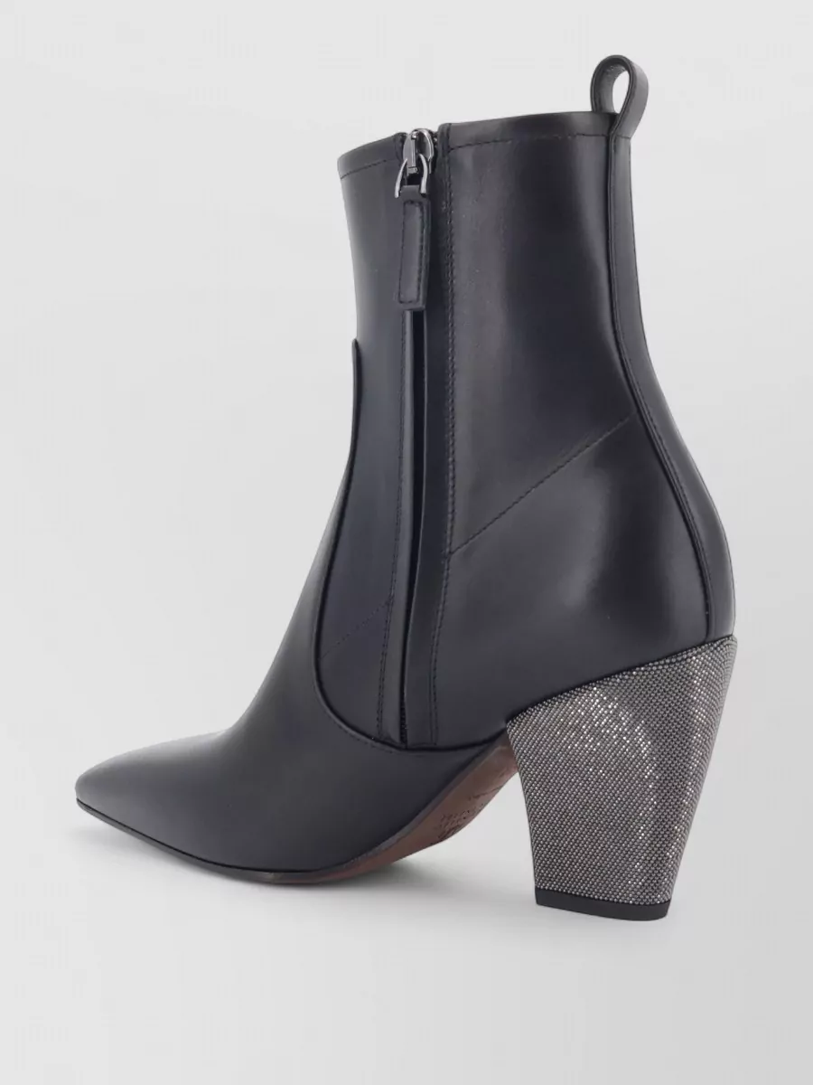 Brunello Cucinelli Leather Ankle Boots