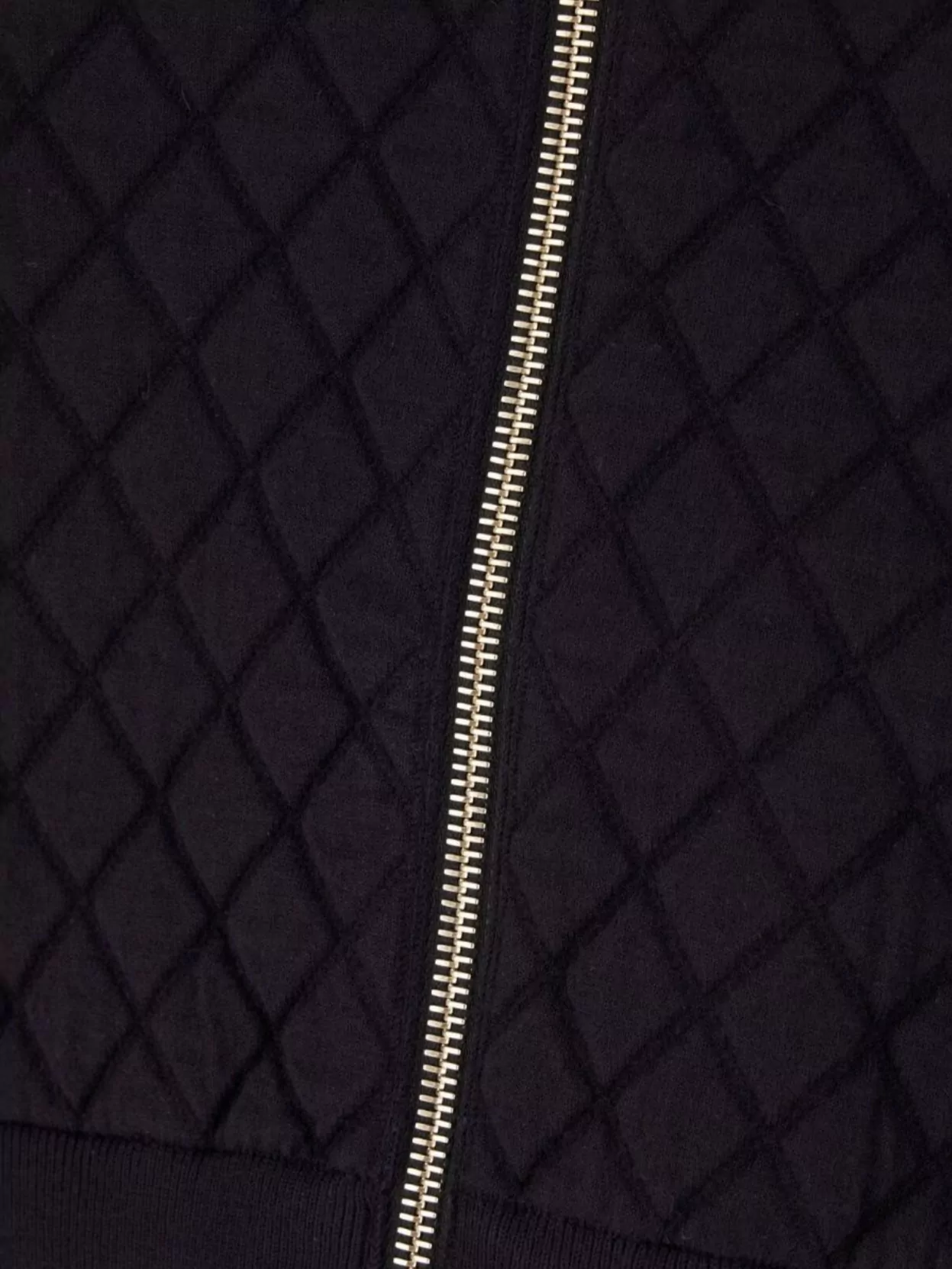 S Max Mara Ribbed Finish Hooded Quilted Coat