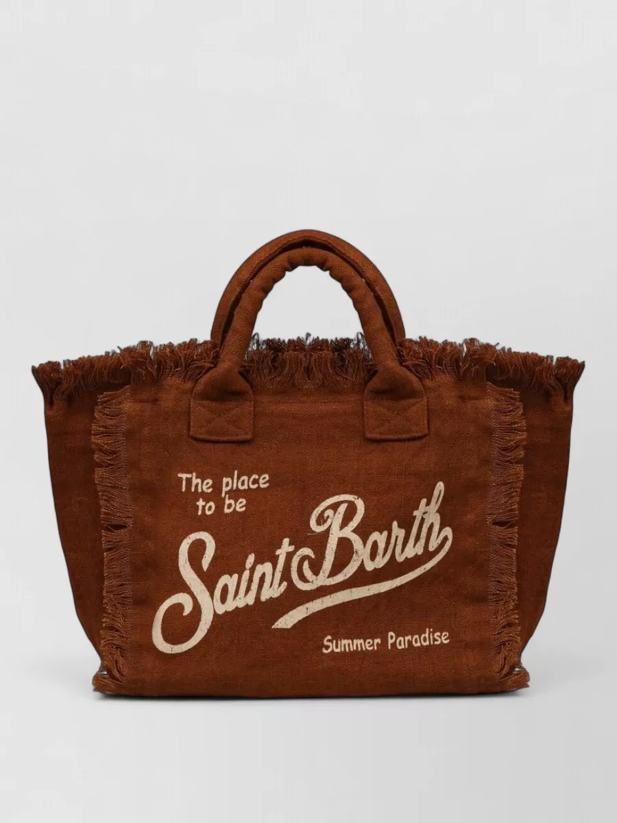 Mc2 Saint Barth Linen Beach Bag