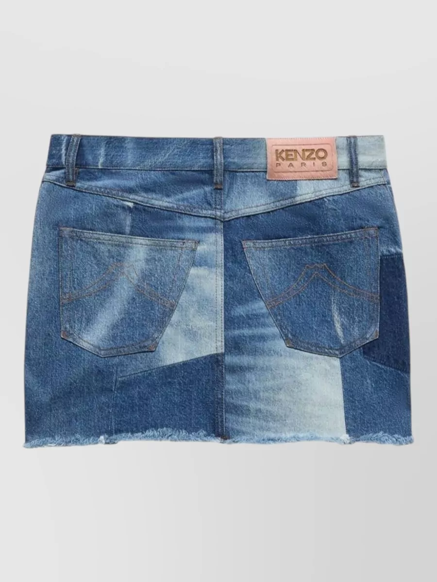 Kenzo Denim Midi Skirt