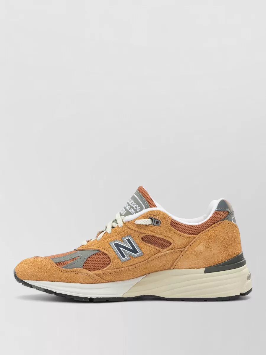 New Balance Uk 991V2 Suede Mesh Sneakers