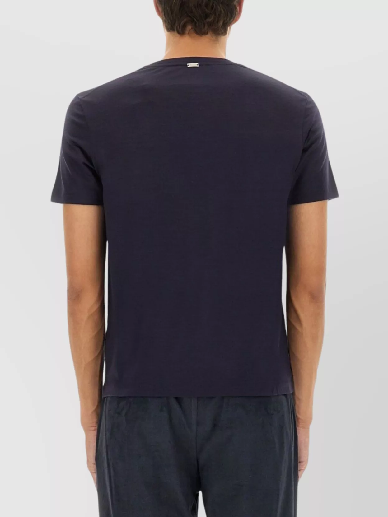 Herno Short Sleeve Crew Neck Wool T-Shirt