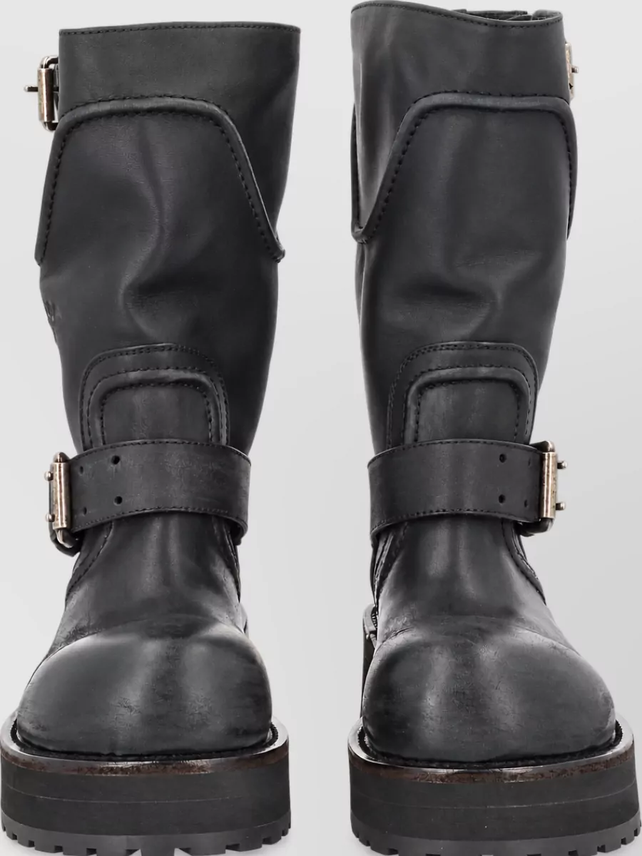 Balenciaga Leather Ankle Boots