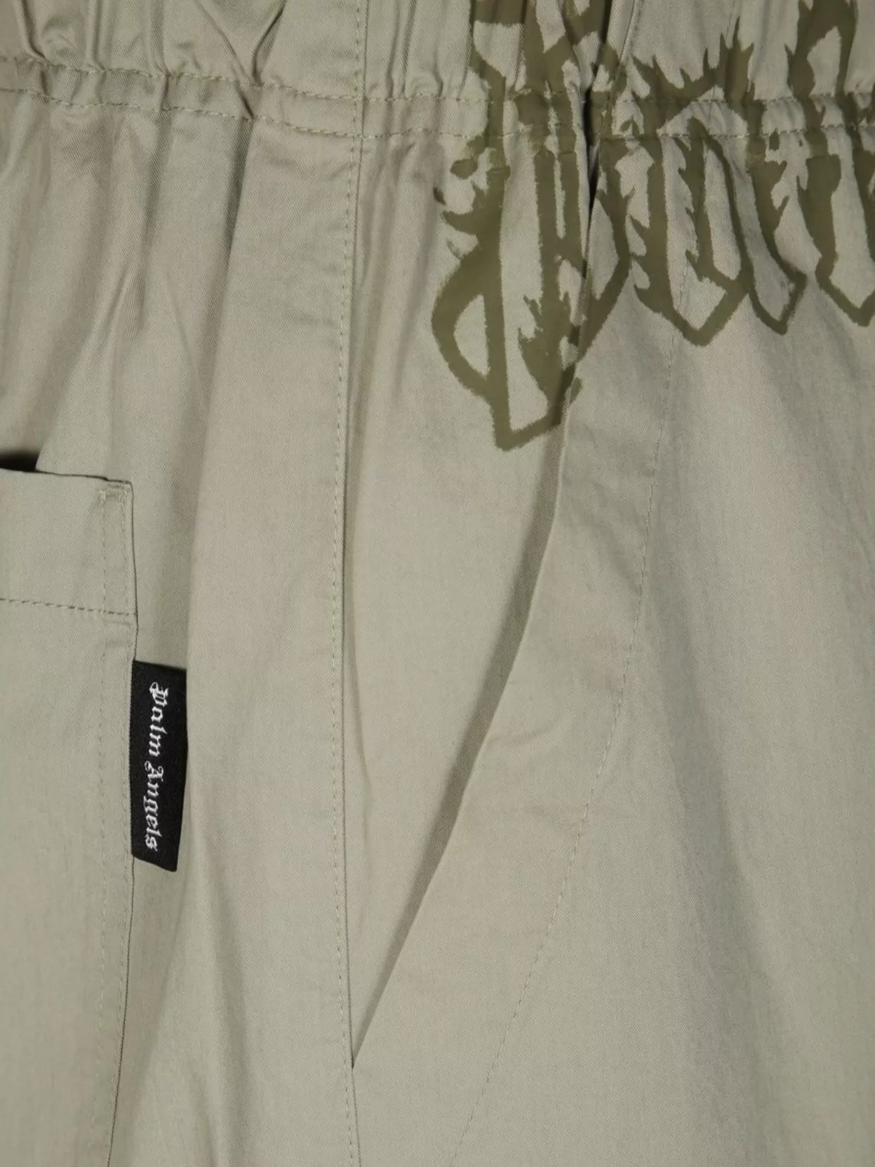 Palm Angels Logo Waist Loose Pants