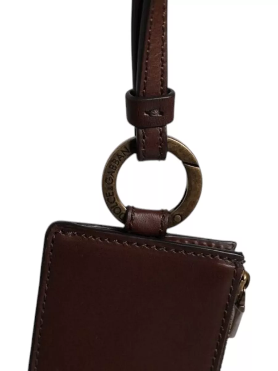 Dolce&Gabbana Leather Lanyard Card Holder