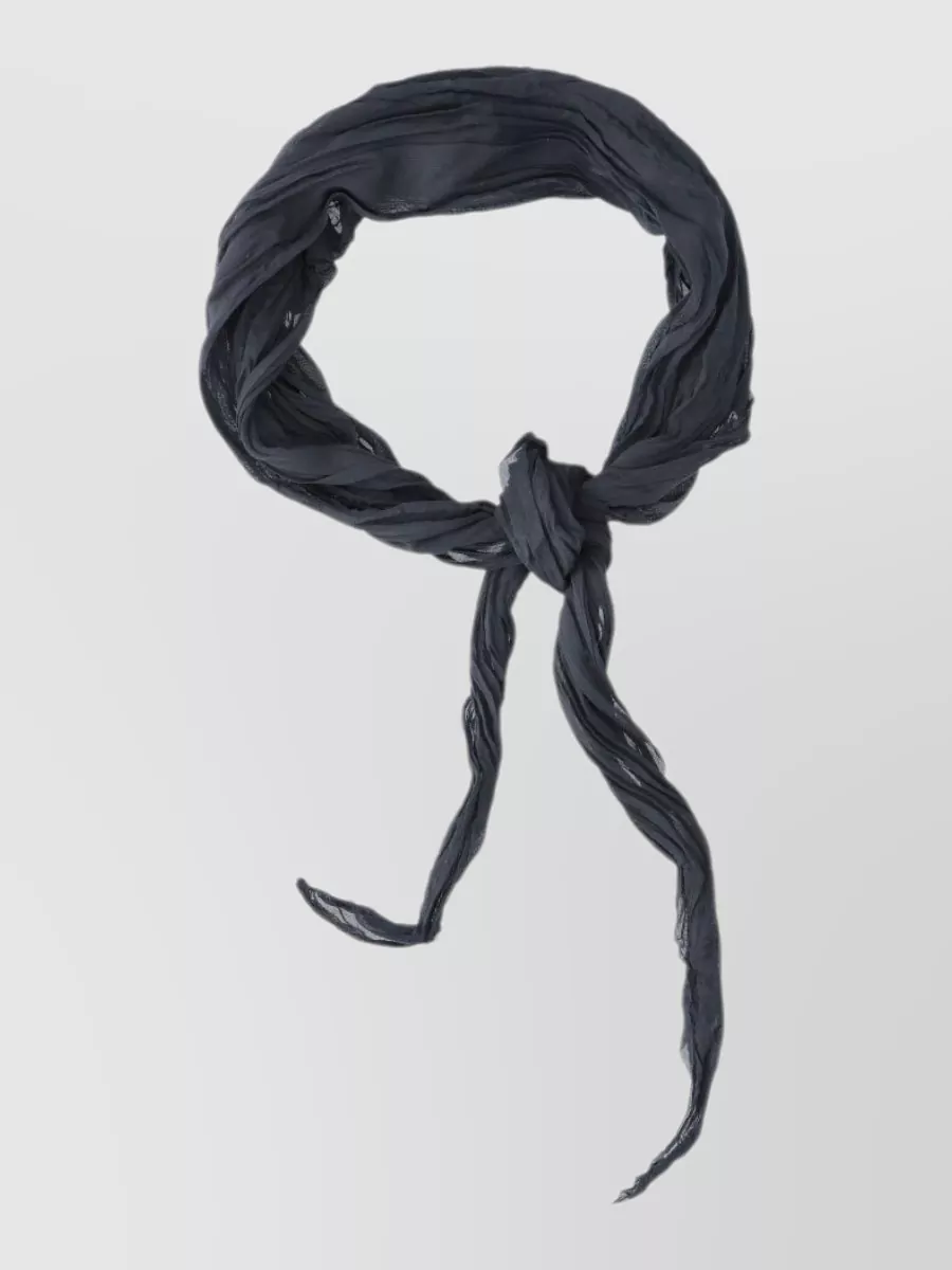 Ami Paris crinkled scarf
