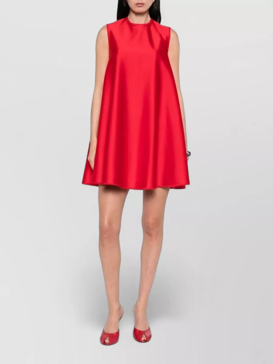 Stella Mccartney Satin Sleeveless A-Line Mini Dress