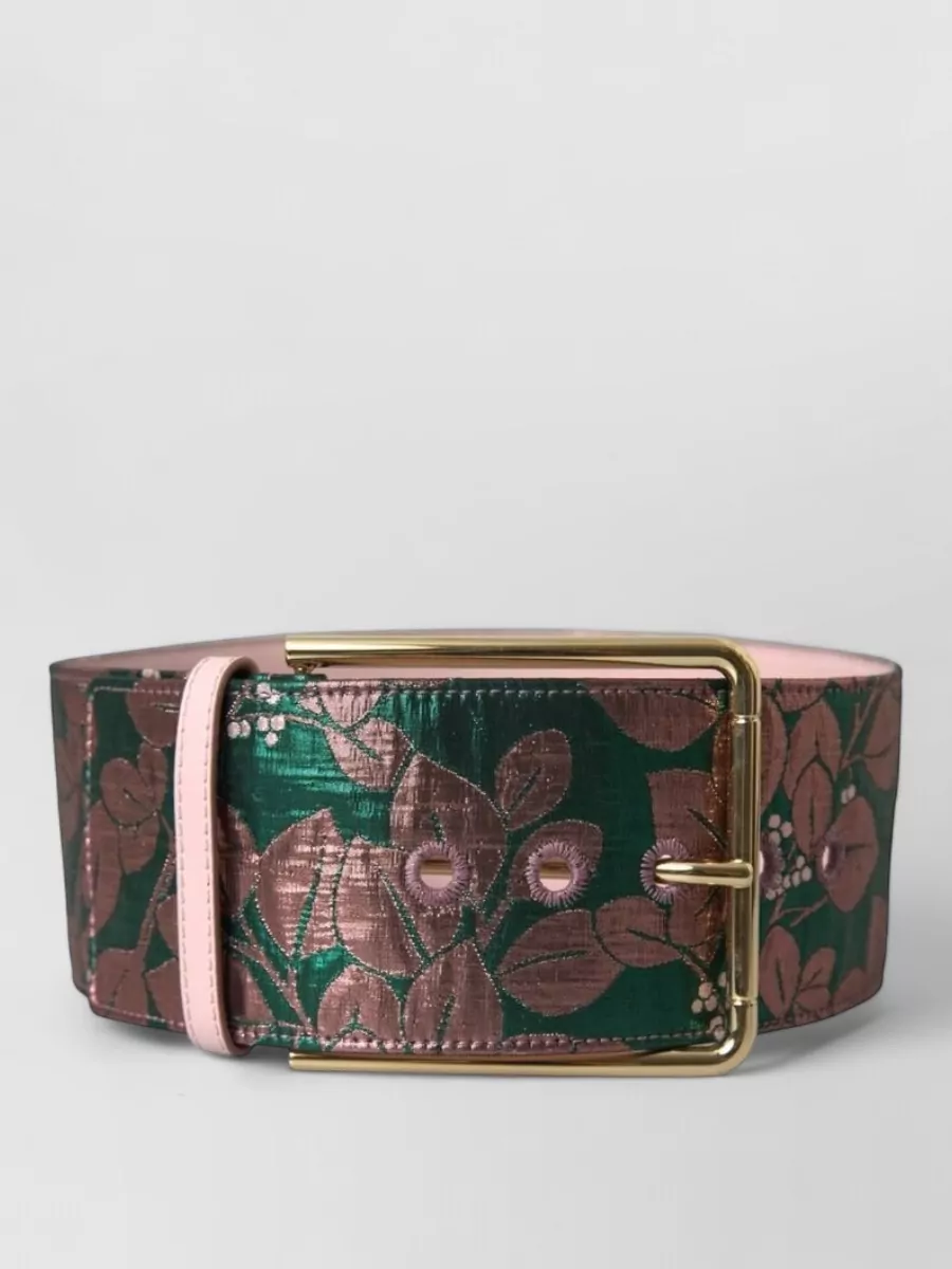 Dolce&Gabbana floral jacquard belt