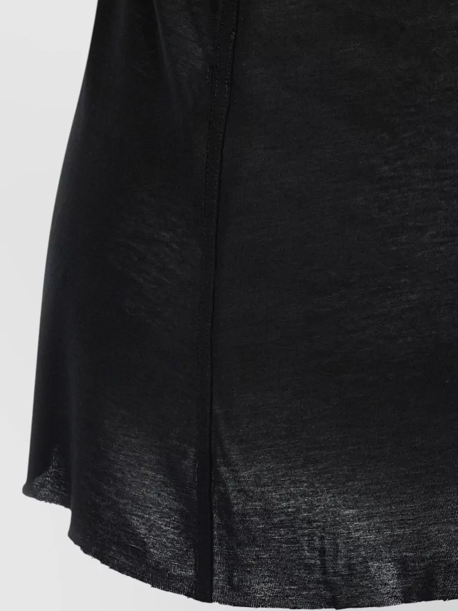 Rick Owens Athena Asymmetric Sheer One Shoulder Top