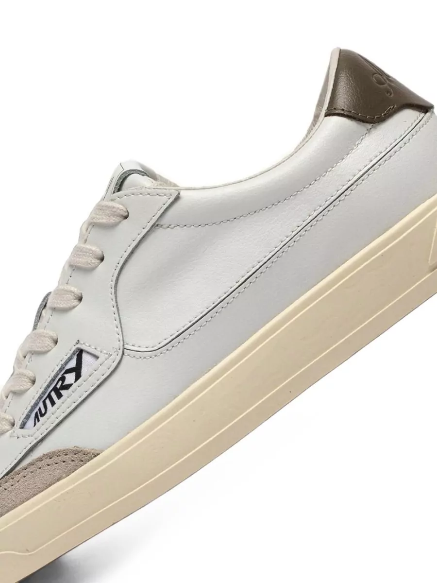 Autry Leather Low Top Lace Up Shoes