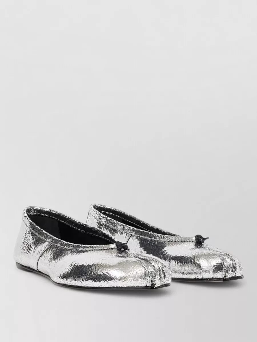 Maison Margiela Leather Tabi Ballerina Loafers