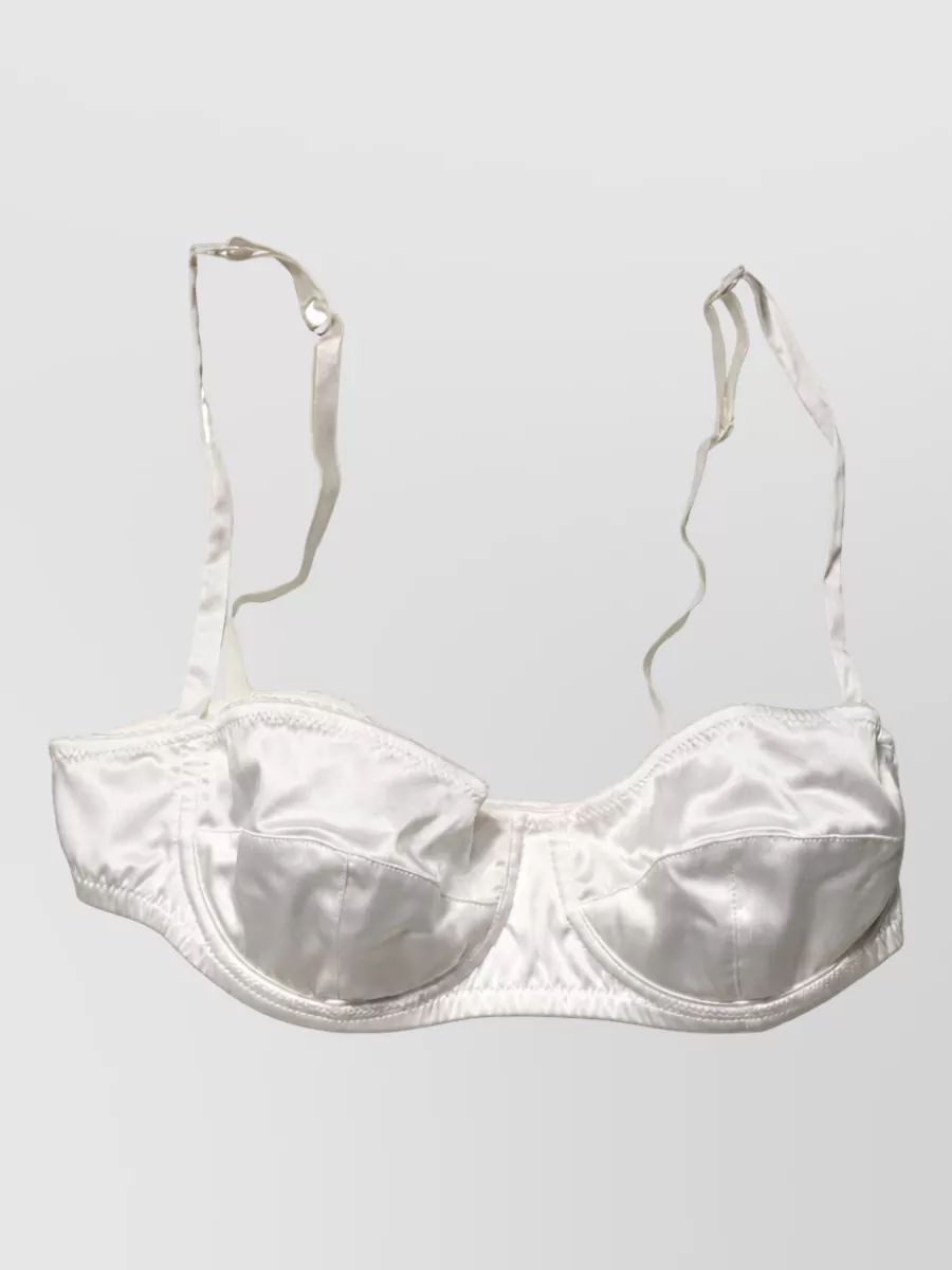 Dolce&Gabbana silk underwire balconette bra