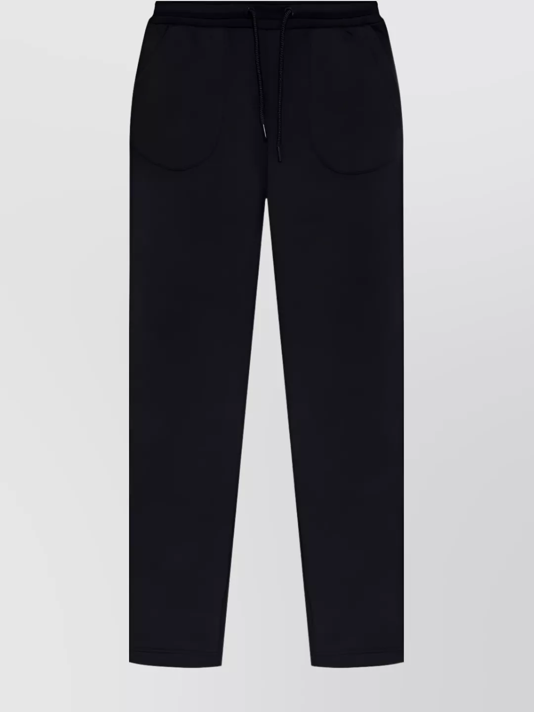 Emporio Armani Slim Cut Cotton Sweatpants With Two Side Slit Pockets