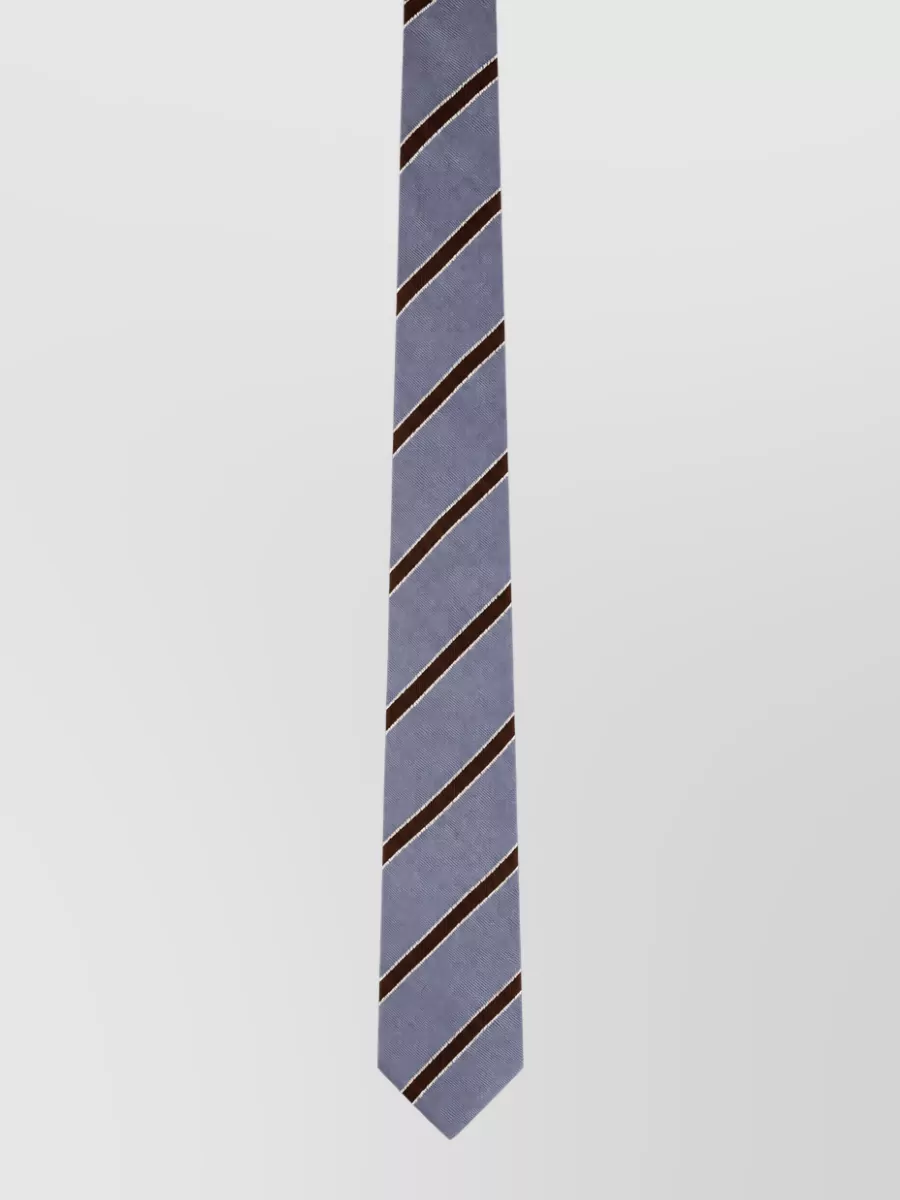 Corneliani Embroidered Silk Tie