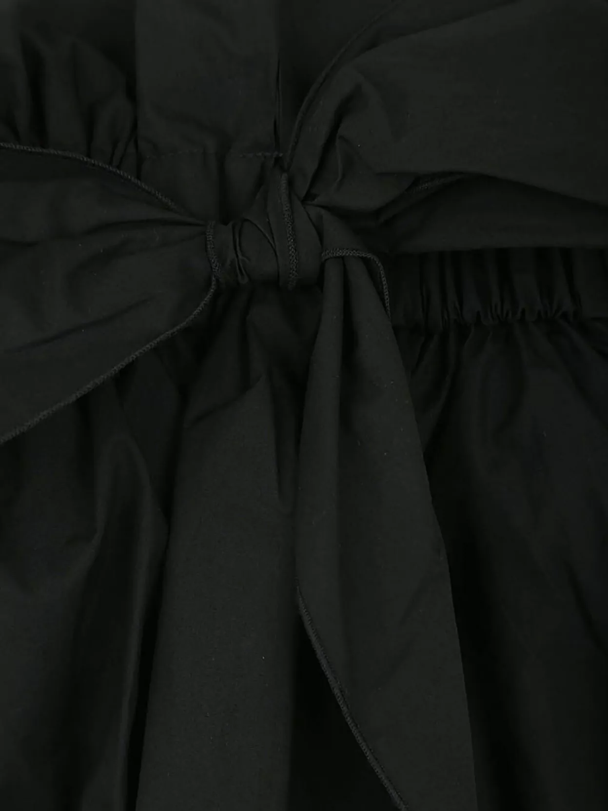 Patou Bow Detail Cropped Bustier Top