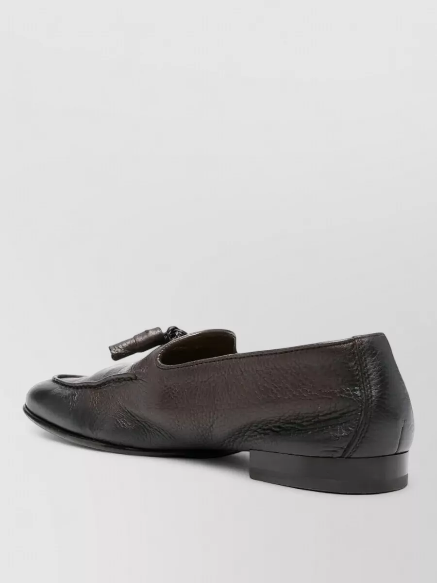 Doucal's leather tassel loafers