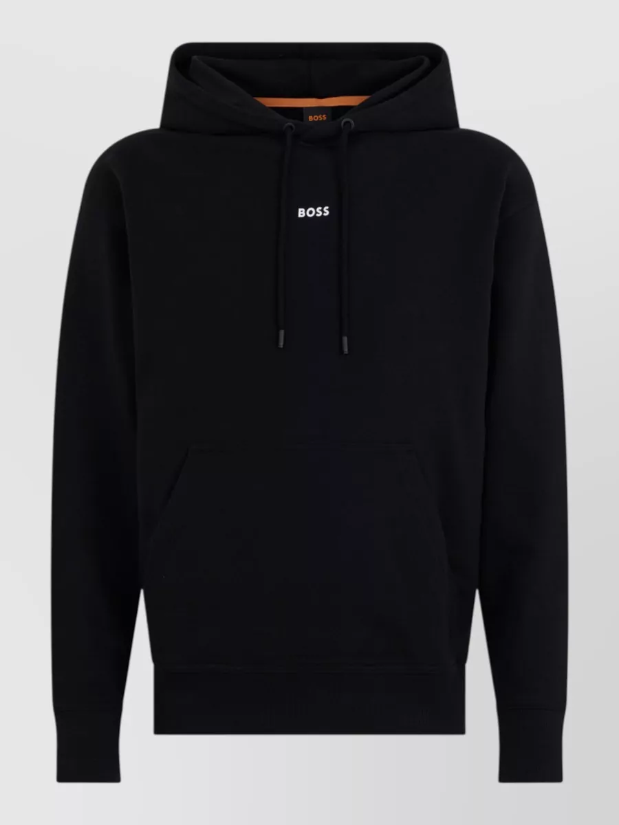 Boss cotton logo hoodie