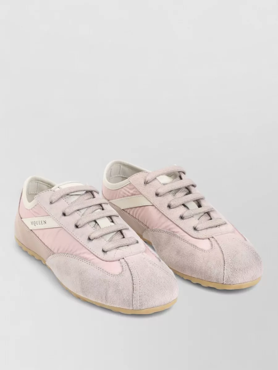 Alexander McQueen leather lace-up sneakers