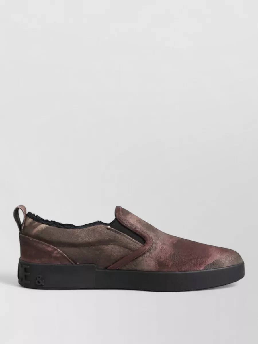 Dolce&Gabbana Cotton Slip-On Sneakers