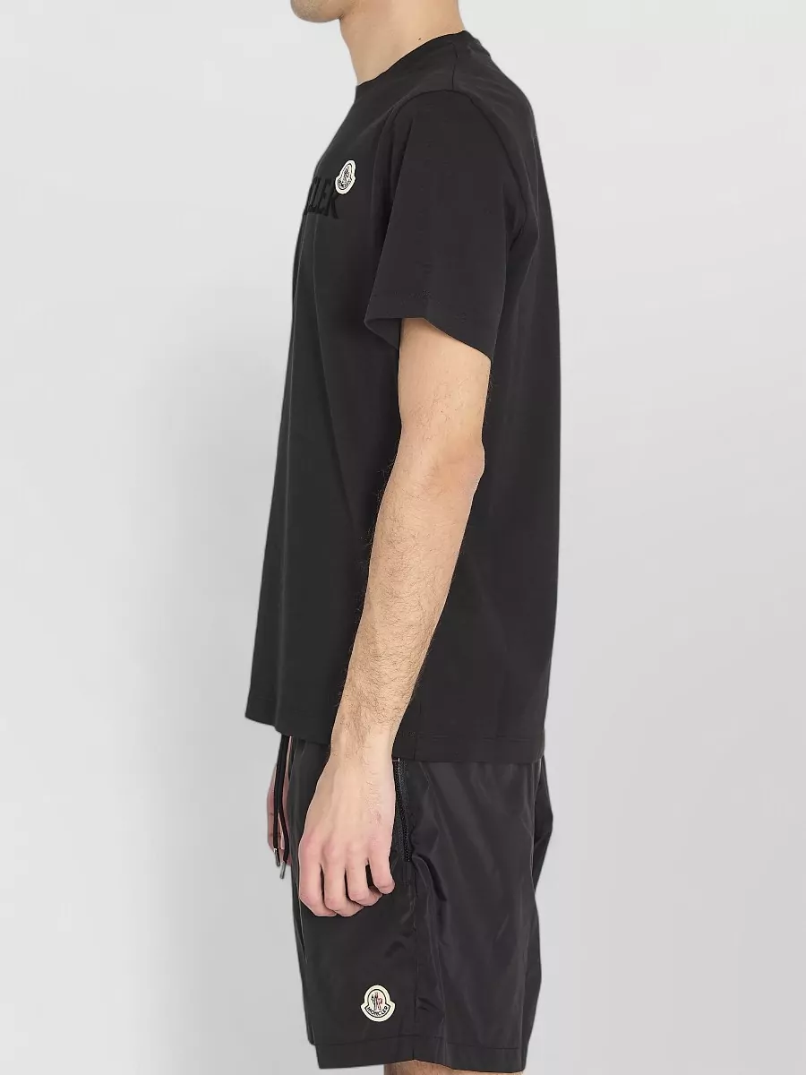 Moncler Cotton Logo Print T-Shirt