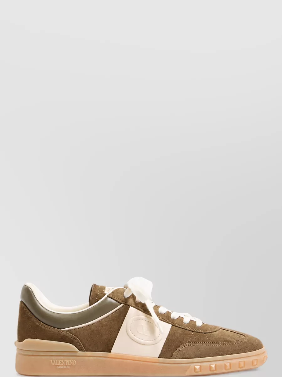 Valentino Leather Low-Top Sneakers