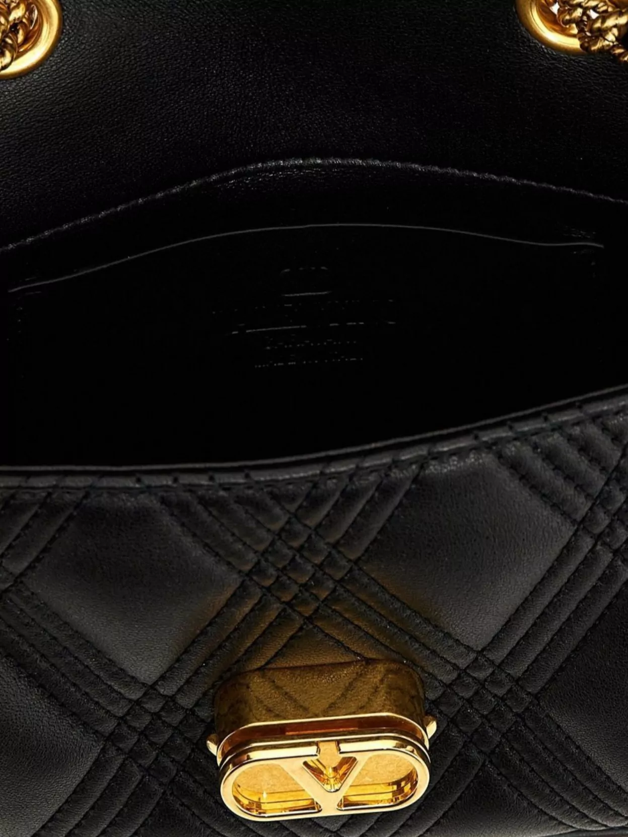 Valentino Quilted Chain Strap Shoulder Bag