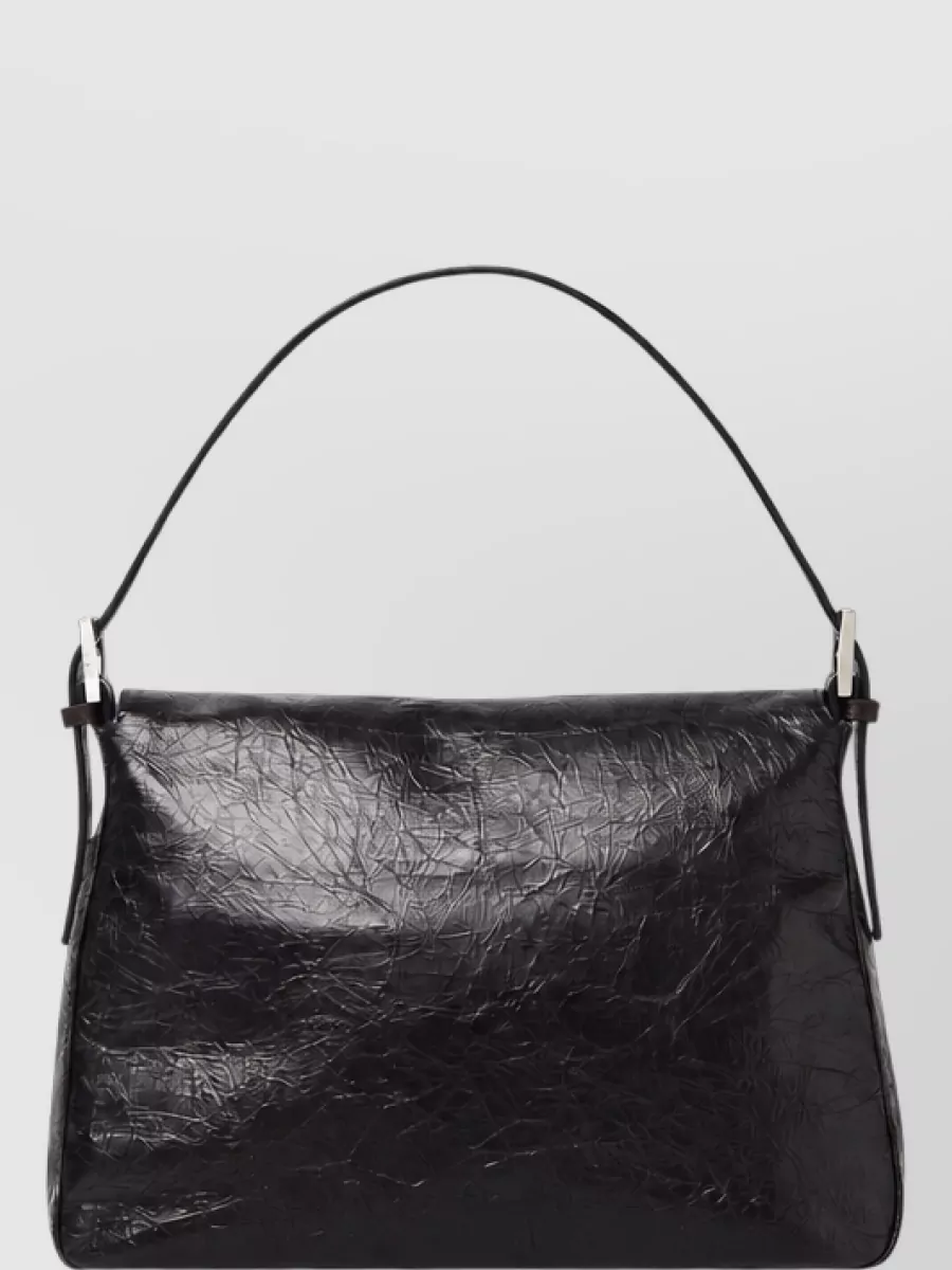 Fendi Leather Flap Clutch Bag