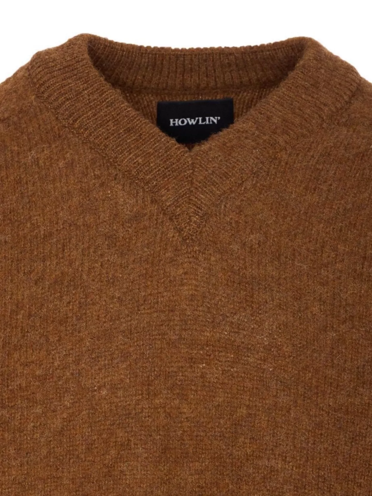 Howlin Wool V-Neck Long-Sleeve Jumper