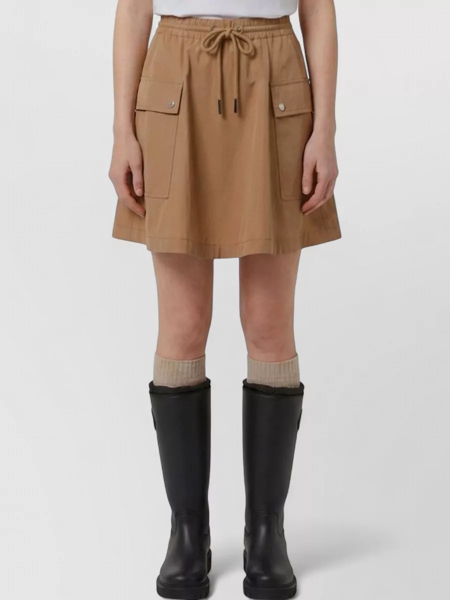 Moncler mid-rise a-line mini skirt