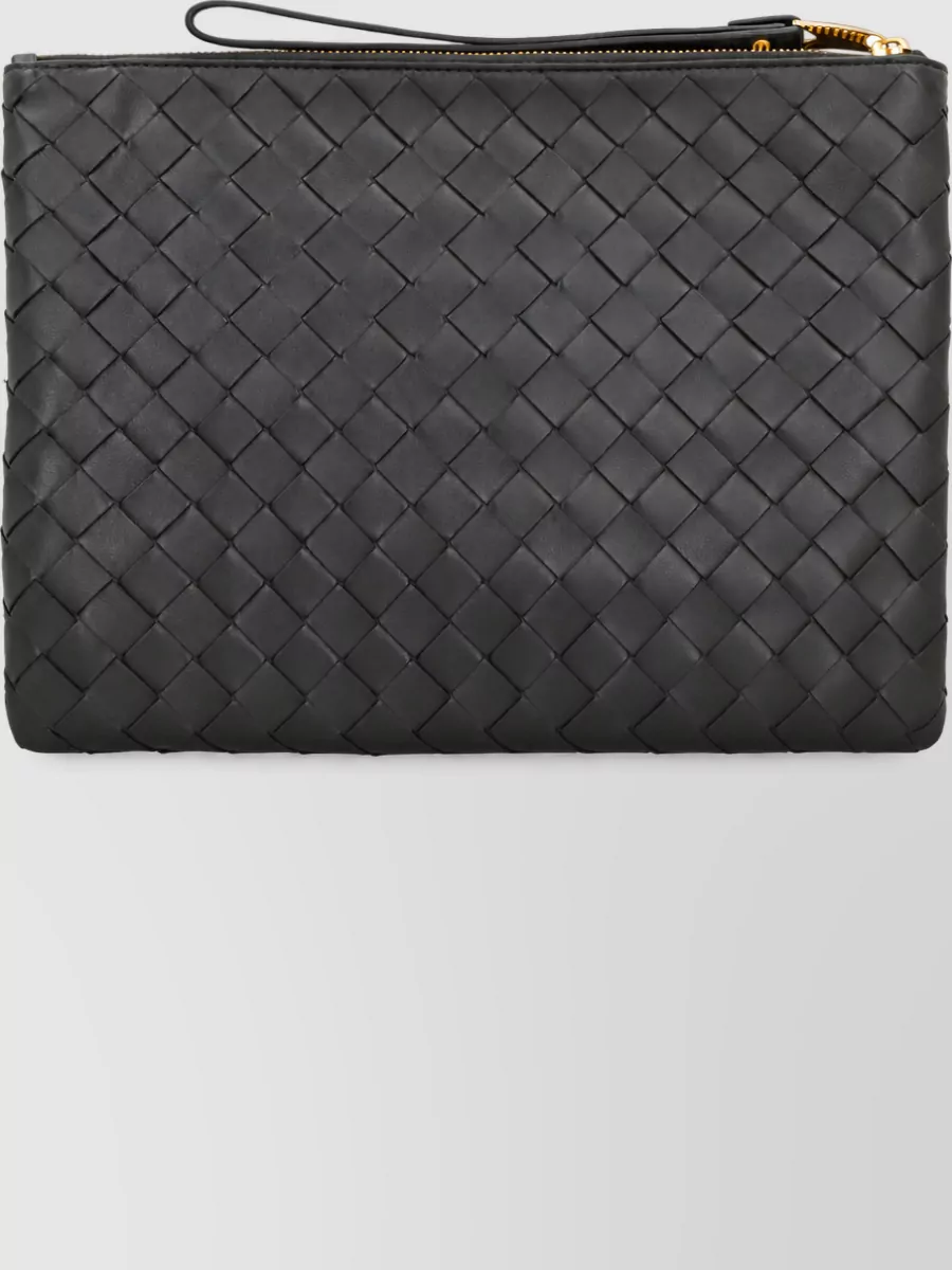 Bottega Veneta Concert Pouch Leather Clutch Bag