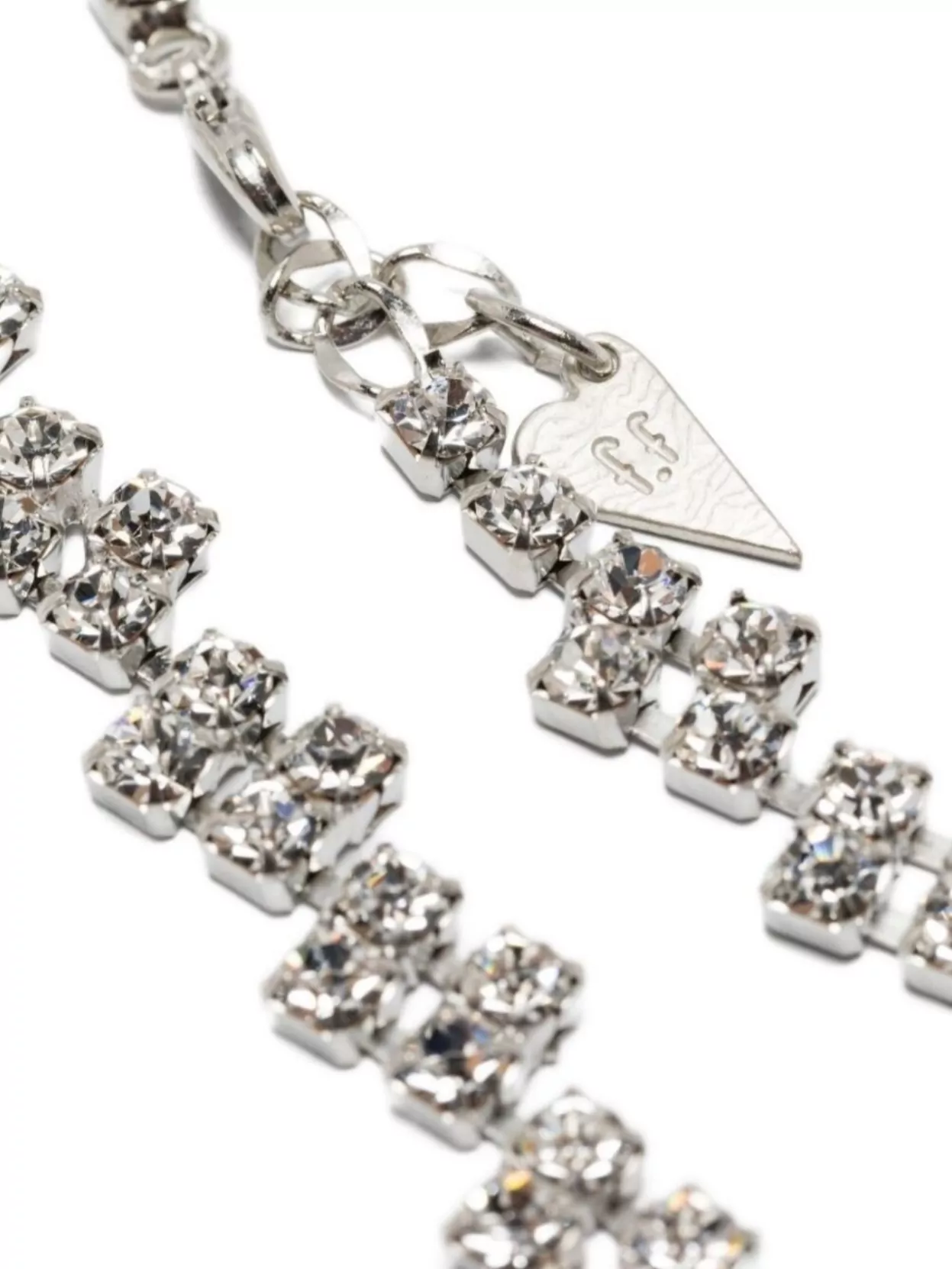 Forte Forte Chain Necklace Featuring Rectangular Crystals