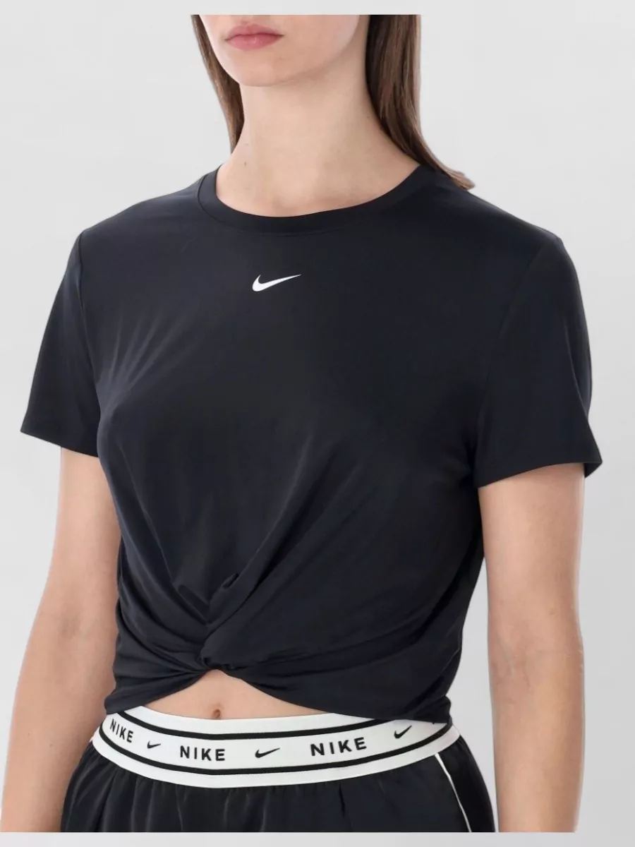 Nike Training Dri Fit Knot Front T Shirt