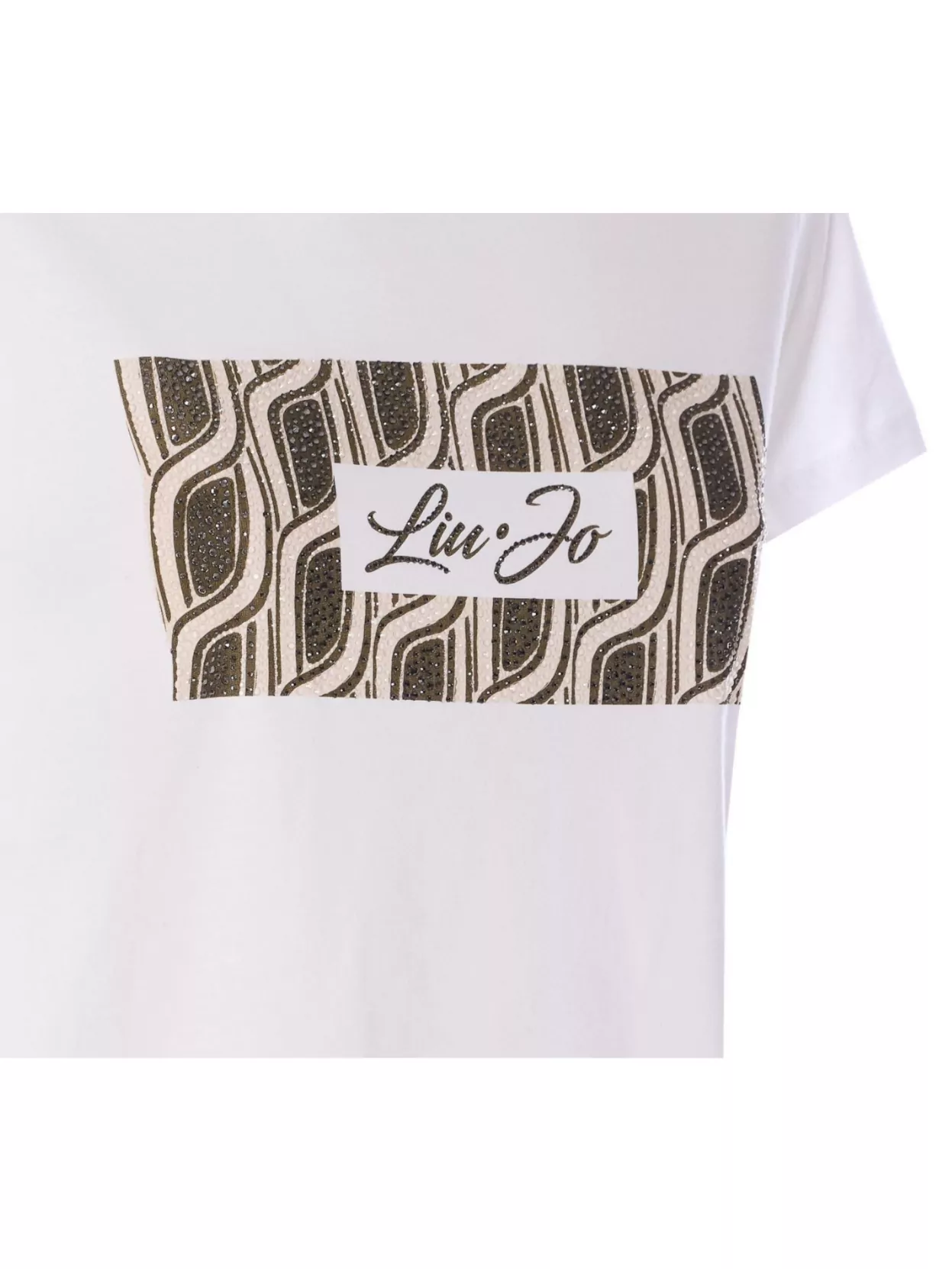 Liu •jo Crewneck Graphic Print Round Neck Short Sleeves
