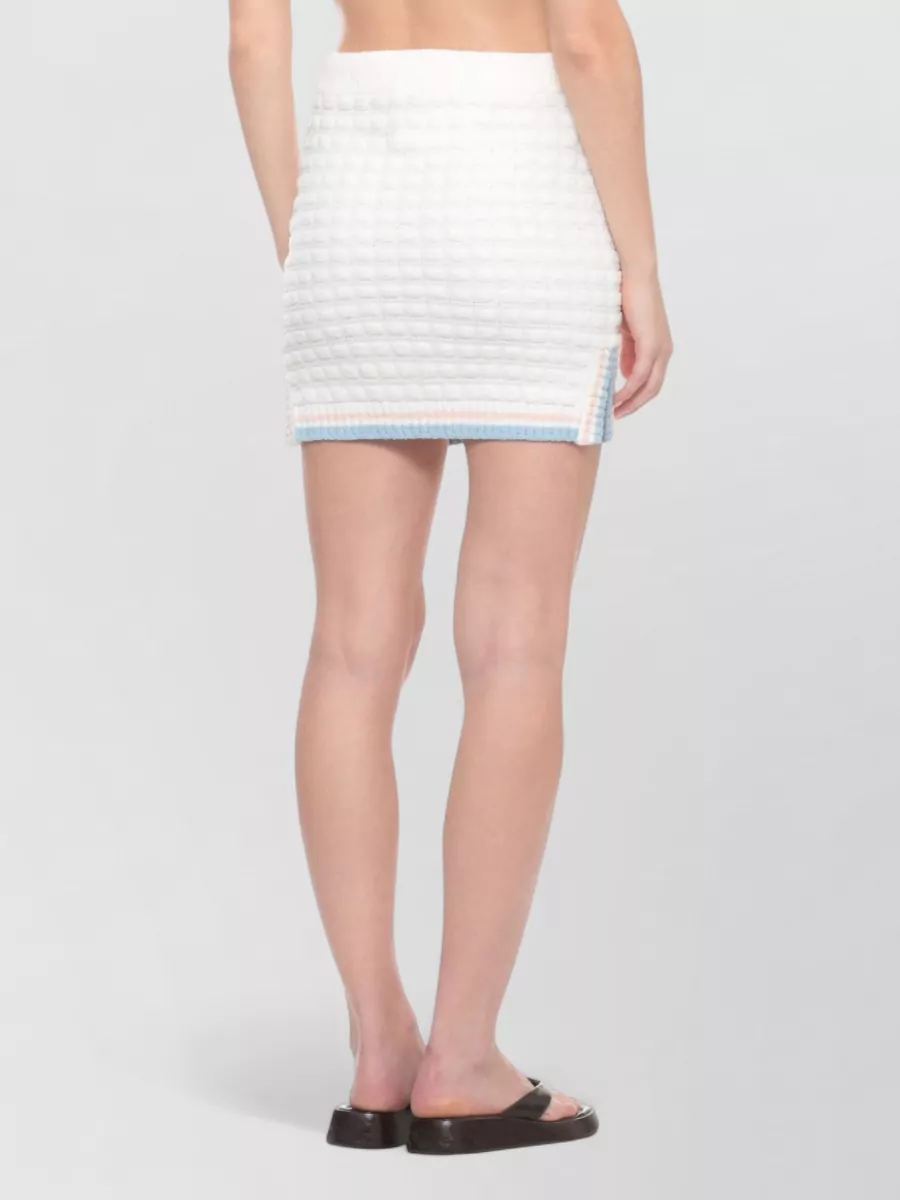 Casablanca Bouclé Mini Skirt