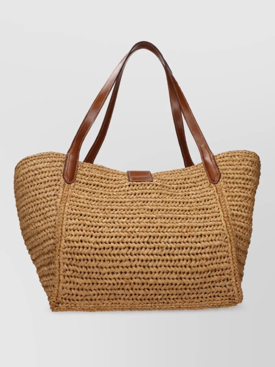 Tom Ford na raffia beach bag
