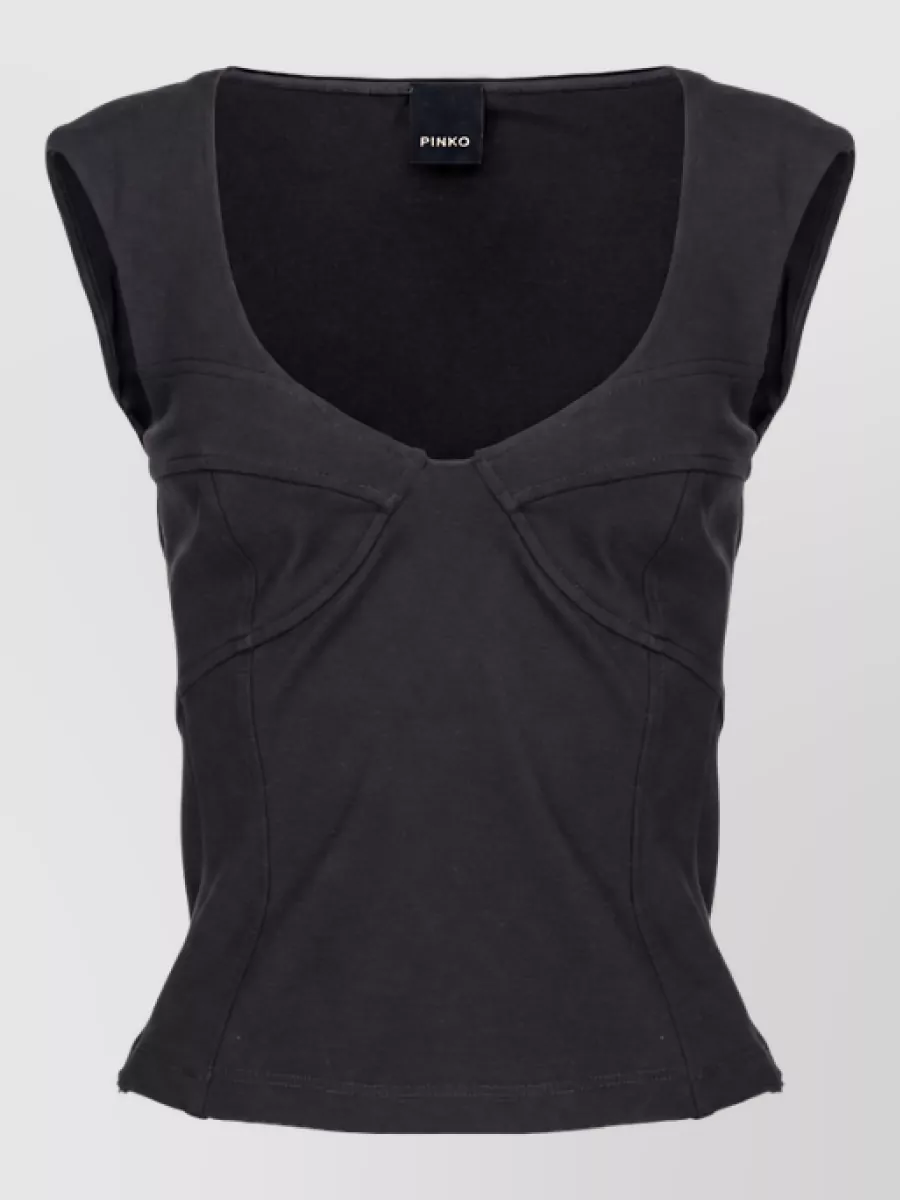 Pinko Sleeveless square-neck top