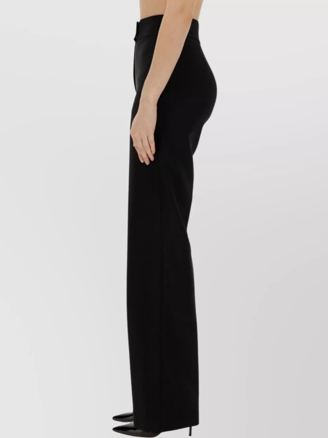 GENNY HIGH WAIST WIDE LEG TROUSERS 