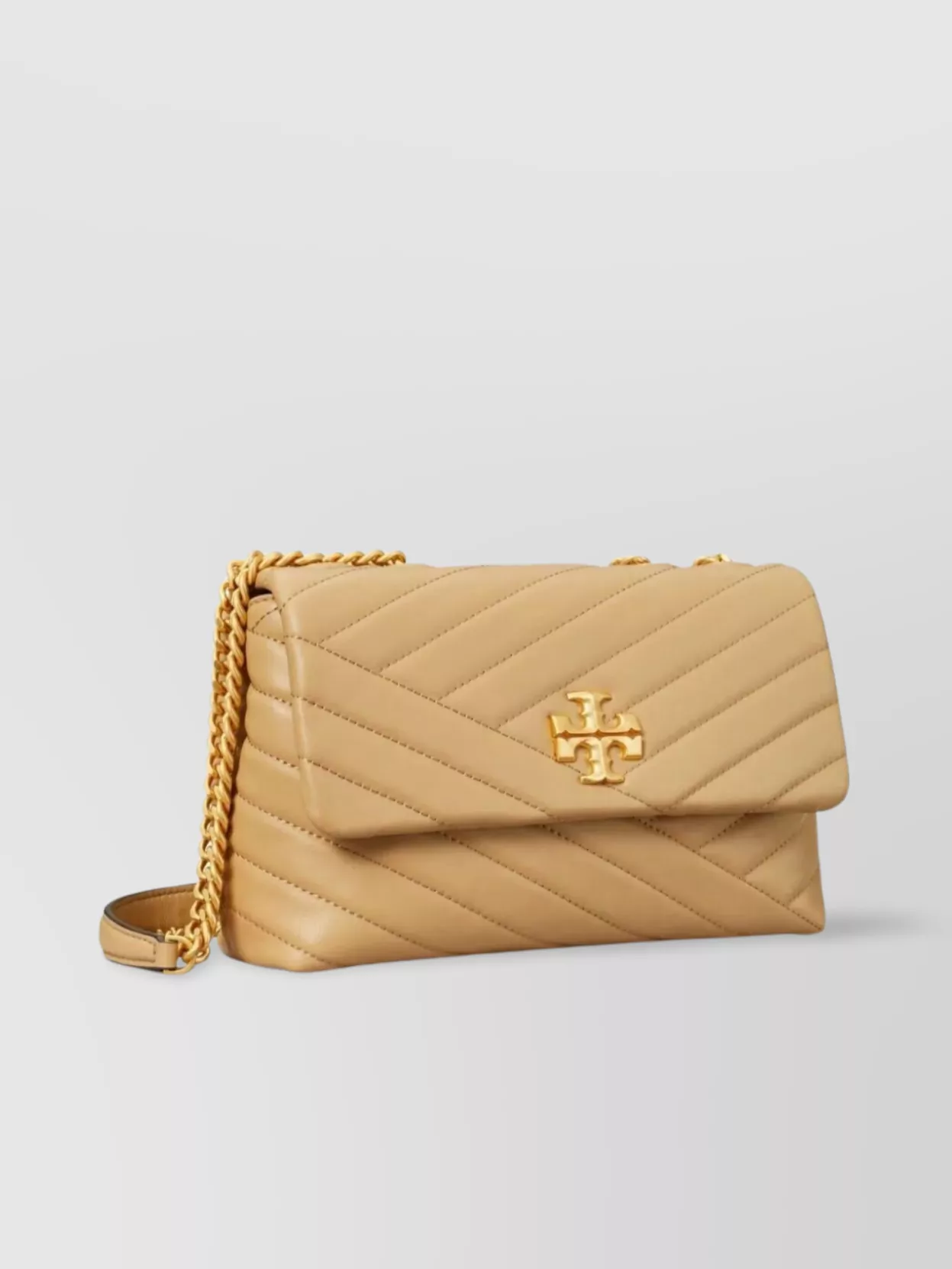Tory Burch Kira Chevron Small Convertible Leather Shoulder Bag