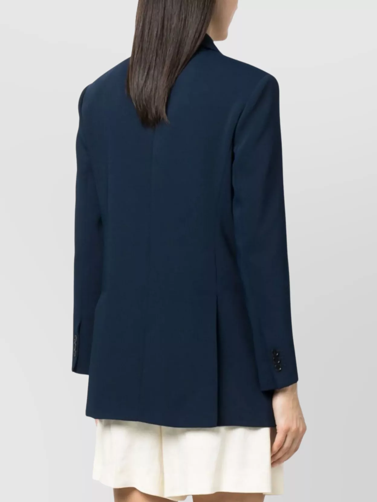 Parosh Double-Breasted Jacket Buttoned Cuffs
